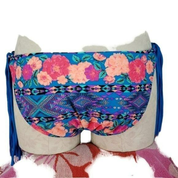 Altar’d State Hawaiian Floral String fringe XL Bikini‎ bottom - Picture 5 of 8